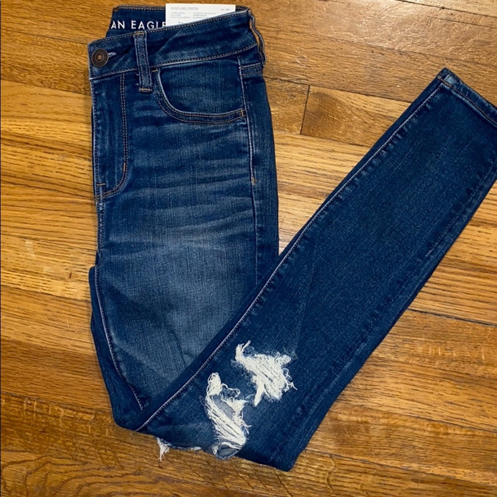 AMERICAN EAGLE JEANS Hi Rise Jegging Size 4